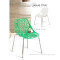 modern sling back plastic outdoor chair